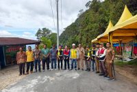 Proyek Jalan Delleng Simpoon Pakpak Bharat–Humbahas Mulai Dikerjakan.(Foto:Ist) 