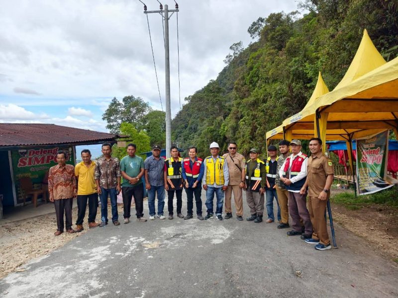 Proyek Jalan Delleng Simpoon Pakpak Bharat–Humbahas Mulai Dikerjakan.(Foto:Ist) 