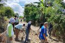 ​Gerak Cepat, Camat Sumbul Pimpin Gotong Royong Perbaiki Infrastruktur Desa Pegagan Julu V. (Foto:Ist) 