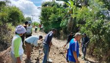 ​Gerak Cepat, Camat Sumbul Pimpin Gotong Royong Perbaiki Infrastruktur Desa Pegagan Julu V. (Foto:Ist) 