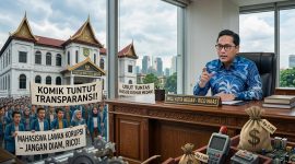 Rico Waas Masih Bungkam Soal Kasus di Dishub Medan, Mahasiswa Gelar Unjukrasa. (Foto:Ist) 