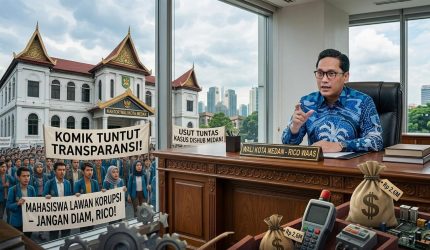 Rico Waas Masih Bungkam Soal Kasus di Dishub Medan, Mahasiswa Gelar Unjukrasa