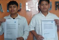 Rakha Firdaus Lubis dan Naufal Baginda, mendapatkan apresiasi resmi berupa Letter of Appreciation dari National Aeronautics and Space Administration (NASA).(Foto:Ist) 