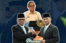 Momen serah terima jabatan Kepala Kantor Wilayah Direktorat Jenderal Pemasyarakatan (Kanwil Ditjenpas) Sumatera Utara antara Yudi Suseno (kiri) kepada Jalu Yuswa Panjang (kanan), usai pelantikan dan pengambilan sumpah di Gedung Kementerian Imigrasi dan Pemasyarakatan, Jakarta, Senin (8/6/2026). Foto: Ist.