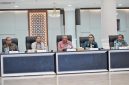 Penjabat Sekretaris Daerah Provinsi Sumatera Utara Sulaiman Harahap (tengah) menyampaikan arahan dalam Rapat Koordinasi Sinkronisasi Entry Data Program Hasil Terbaik Cepat, Program Strategis Daerah, dan Bantuan Keuangan Provinsi Tahun 2026, yang berlangsung di Aula Raja Inal Siregar Kantor Gubernur Sumut, Medan, Kamis (18/6/2026). Foto: Ist.