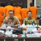 Konferensi pers pengungkapan kasus narkotika yang digelar Badan Narkotika Nasional (BNN) Provinsi Sumatera Utara, Selasa (9/6/2026). Foto: Ist.