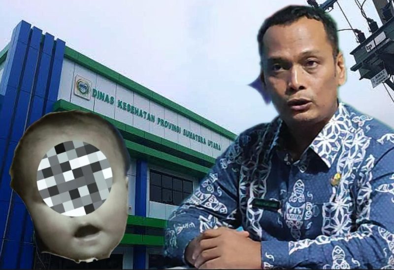 Foto : Hamid Rijal, SKM, M.Kes sebagai Sekretaris Dinas Kesehatan Provinsi Sumut (Kanan)