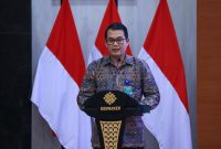 Direktur Jenderal Pembinaan Pelatihan Vokasi dan Produktivitas Kemnaker, Darmawansyah, menyampaikan keterangan resmi terkait dibukanya pendaftaran Pelatihan Vokasi Nasional (PVN) Batch 3 yang menargetkan 20.000 peserta mulai 19 Juni hingga 9 Juli 2026. Foto: Ist.