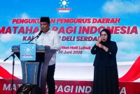 Pengukuhan dan pelantikan Dewan Pimpinan Daerah (DPD) Matahari Pagi Indonesia (MPI) Kabupaten Deli Serdang periode 2026, yang berlangsung di Balai Pertemuan Lubuk Pakam pada Minggu, 21 Juni 2026. Foto: Ist.