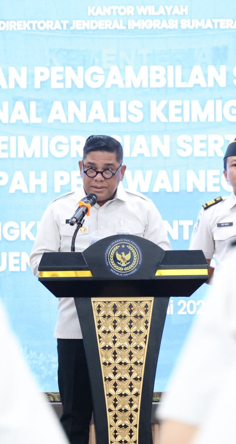 Kepala Kantor Wilayah Direktorat Jenderal Imigrasi Sumatera Utara, Parlindungan Nainggolan. Foto: Ist.