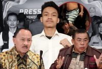 Foto: Anggota Komisi XIII DPR RI Maruli Siahaan (kiri), Koordinator Pusat BEM FH Se-Sumatera Afif Hauzaan Abid (tengah) dan Anggota Komisi III DPR RI Mangihut Sinaga (kanan).