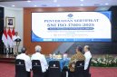 Acara penyerahan Sertifikat SNI ISO 37001:2025 Sistem Manajemen Anti Penyuapan (SMAP) kepada Kementerian Ketenagakerjaan di Jakarta, Rabu (24/6/2026). Foto: Ist.