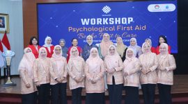 Pelaksanaan Workshop Psychological First Aid (PFA) yang digelar Dharma Wanita Persatuan (DWP) Kementerian Ketenagakerjaan, Kamis (25/6/2026). Foto: Ist.