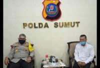 Foto : Ketua Umum Garda Kamtibmas Sumatera Utara, Ardiansyah Tanjung(Kanan).
