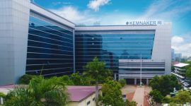 Gedung Kementerian Ketenagakerjaan (Kemnaker) RI, tempat dipusatkannya proses seleksi dan pengumuman tiga besar calon Direktur Politeknik Ketenagakerjaan (Polteknaker) masa jabatan 2026–2030. Foto: Ist.