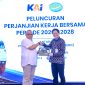 Penandatanganan dan peluncuran Perjanjian Kerja Bersama (PKB) antara PT Kereta Api Indonesia (Persero) dan Serikat Pekerja Kereta Api periode 2026–2028 di Jakarta, Jumat (26/6/2026). Foto: Ist.