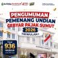 Pengumuman Pemenang Undian Gebyar Pajak Sumut Triwulan I Tahun 2026. Foto: Ist.