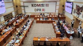 Rapat Dengar Pendapat (RDP) Komisi III DPR RI bersama Mahkamah Agung dan Komisi Yudisial di Ruang Rapat Komisi III, Gedung Nusantara II, Senayan, Jakarta, Senin (15/6/2026). Foto: Ist.