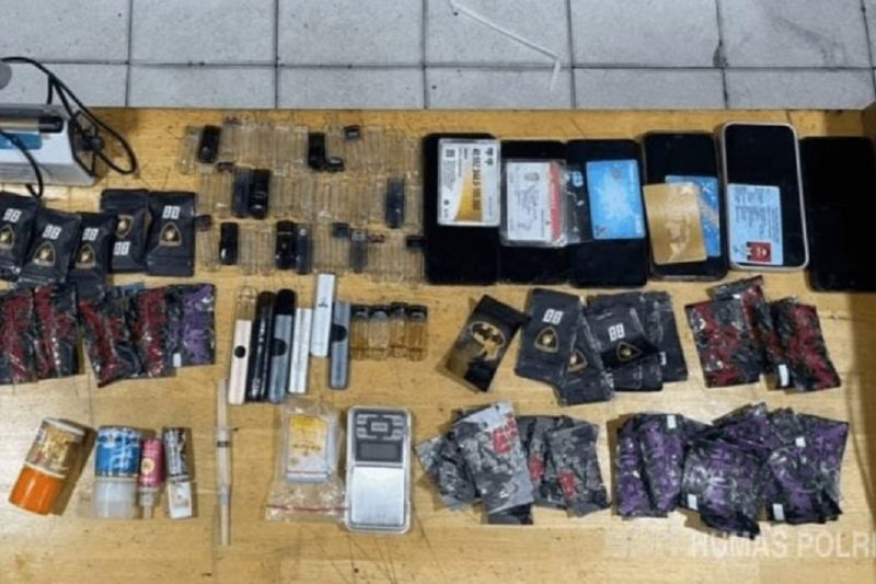 Barang bukti hasil pengungkapan home industry vape narkoba di Deli Serdang, Sumatera Utara. Foto: Ist.