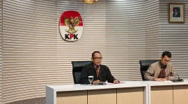 Konferensi pers penetapan tersangka dalam perkara dugaan suap proyek di Kabupaten Langkat Tahun Anggaran 2025-2026. Foto: Ist.