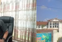 Ketua Komisi C DPRD Asahan, Suheri(kiri) dan Kantor Bupati Kabupaten Asahan(Kanan). Foto: Ist.