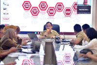 Kegiatan coaching clinic SP4N Lapor yang digelar Dinas Komunikasi dan Informatika Provinsi Sumatera Utara di Aula Transparansi Kantor Diskominfo Sumut, Medan, 27–30 Juli 2026, untuk memperbaiki kecepatan dan kualitas penanganan aduan masyarakat oleh seluruh OPD. Foto: Ist.