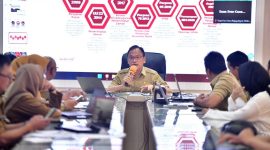 Kegiatan coaching clinic SP4N Lapor yang digelar Dinas Komunikasi dan Informatika Provinsi Sumatera Utara di Aula Transparansi Kantor Diskominfo Sumut, Medan, 27–30 Juli 2026, untuk memperbaiki kecepatan dan kualitas penanganan aduan masyarakat oleh seluruh OPD. Foto: Ist.