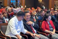 Punguan Simbolon Dohot Boruna Indonesia (PSBI) menggelar Rakernas ke-20 di Jakarta, Selasa (7/7/2026). Gubernur Sumut Bobby Nasution hadir dalam kegiatan yang dimotori oleh Ketum PSBI Effendi Simbolon tersebut.(Fotp:Ist) 