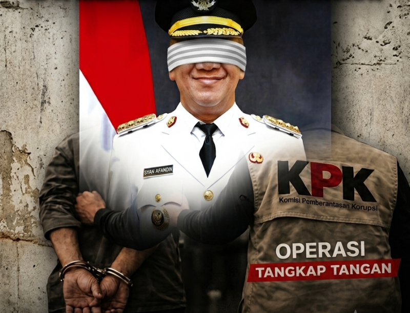 Bupati Langkat Syah Afandin Di OTT KPK. (Foto:Ist) 