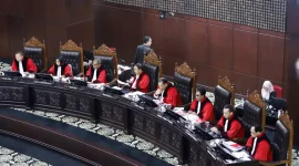 Sidang pengucapan putusan Mahkamah Konstitusi (MK) Nomor 195/PUU-XXIV/2026 di ruang sidang Gedung MK, Jakarta, Senin (29/06/2026). Foto: Ist.