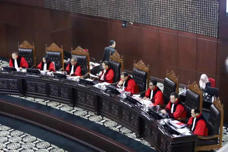 Sidang pengucapan putusan Mahkamah Konstitusi (MK) Nomor 195/PUU-XXIV/2026 di ruang sidang Gedung MK, Jakarta, Senin (29/06/2026). Foto: Ist.