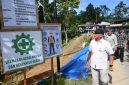 Wakil Gubernur Sumatera Utara, Surya, meninjau lokasi pembangunan infrastruktur penahan tanah di ruas jalan provinsi Miga-Lolowua, Kota Gunungsitoli, Jumat (24/7/2026). Foto: Ist.