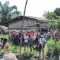 Suasana di lokasi aksi penanaman pohon di kawasan KPH V, Desa Aek Korsik, Kecamatan Aek Kuo, Kabupaten Labuhanbatu Utara, Kamis (2/7/2026). Terlihat sejumlah warga dari Kelompok Masyarakat Desa Aek Korsik Bersatu berkumpul didampingi aparat keamanan, saat terjadi perdebatan terkait status lahan yang diklaim sebagai Hak Guna Usaha (HGU) PT Tor Ganda. Aksi ini memicu konflik agraria karena warga berpendapat areal tersebut sedang dalam proses penyelesaian pelepasan kawasan hutan dan sebagiannya harus tetap dilindungi. Foto: GS