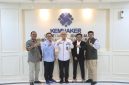 Sekretaris Jenderal Kementerian Ketenagakerjaan Cris Kuntadi menerima audiensi pimpinan GERTANUSA Foundation di Jakarta, Senin (6/7/2026). Foto: Ist.