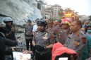 Foto: Kapolrestabes Medan saat meninjau Ledakan di Perumahaan Elit di Polonia.