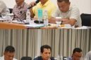 Koordinator Banggar DPRD Deliserdang Hamdani Syahputra dan Anggota Banggar(atas) dan Kadis Cikataru Deliserdang Rachmadsyah dan lainnya(bawah). Foto: Ist.