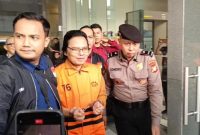 Eks Sekjen MPR Ma'ruf Cahyono ditahan KPK usai menjalani pemeriksaan di Gedung Merah Putih, Kamis (9/7/2026). Foto: Ist.