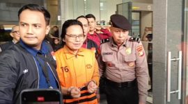 Eks Sekjen MPR Ma'ruf Cahyono ditahan KPK usai menjalani pemeriksaan di Gedung Merah Putih, Kamis (9/7/2026). Foto: Ist.