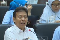 Menteri Kesehatan (Menkes) Budi Gunadi Sadikin dalam Rapat Kerja (Raker) bersama Komisi IX DPR di Kompleks Parlemen, Senayan, Jakarta Pusat, Senin (20/7/2026). Foto: Ist.