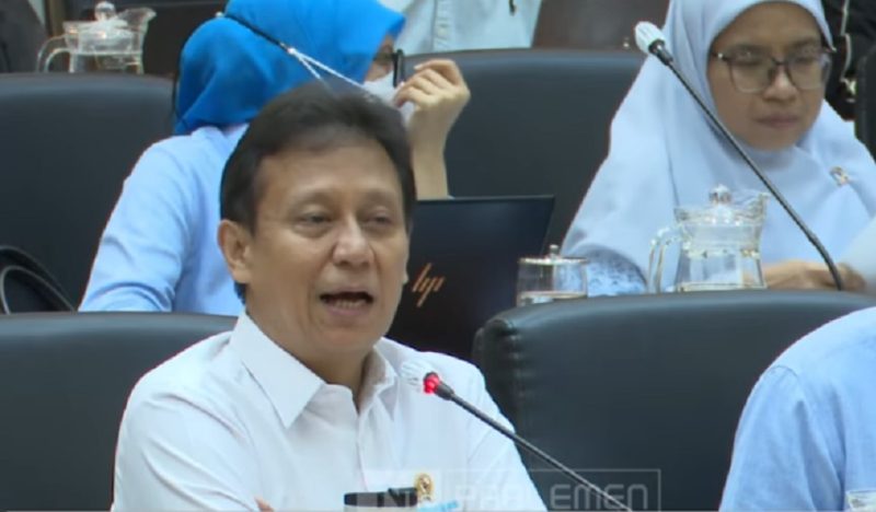 Menteri Kesehatan (Menkes) Budi Gunadi Sadikin dalam Rapat Kerja (Raker) bersama Komisi IX DPR di Kompleks Parlemen, Senayan, Jakarta Pusat, Senin (20/7/2026). Foto: Ist.