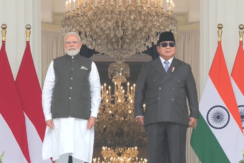 Presiden Prabowo Subianto dan PM India Narendra Modi. Foto: Ist.