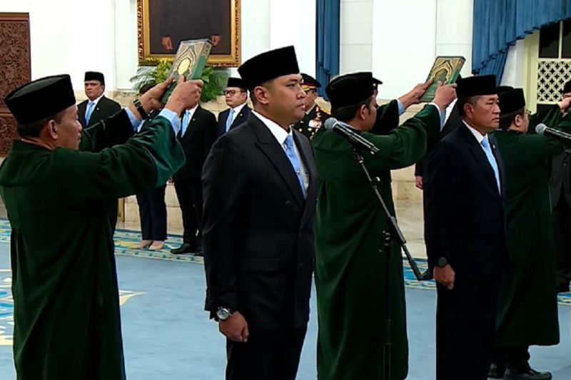 Presiden Prabowo Subianto melantik Sudaryono menjadi Kepala Badan Gizi Nasional (BGN), Rabu (22/7/2026). Foto: Ist.