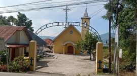 Lokasi pelayanan kesehatan di kecamatan Simanindo yang dibatalkan oleh PTUN Medan yang digugat ahli Waris St.Lebanus Turnip akan Sertifikat Hak Pakai 2005 yang diterbitkan BPN Tobasa. Foto: Ist.