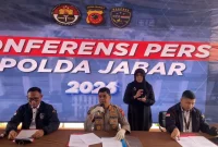 Direktorat Reserse Siber Polda Jawa Barat menangkap pengunggah pernyataan Presiden Prabowo Subianto mengenai program senjata nuklir Iran. Foto: Ist.