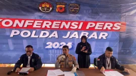 Direktorat Reserse Siber Polda Jawa Barat menangkap pengunggah pernyataan Presiden Prabowo Subianto mengenai program senjata nuklir Iran. Foto: Ist.