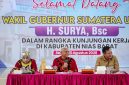 Wakil Gubernur Sumatera Utara, Surya, saat memimpin rapat koordinasi penguatan pelaksanaan Universal Health Coverage di Pendopo Bupati Nias Barat, Selasa (11/8/2026). Foto: Ist.