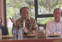 Ketua Umum Relawan Projo Budi Arie Setiadi mengungkap insting politik di samping Presiden ke-7 Joko Widodo (Jokowi). Foto: Screenshot.
