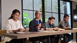 Konferensi pers Yayasan Sekolah Harapan Ibu di Savannah Cafe & Resto, Kebayoran Baru, Jakarta Selatan, Minggu (9/8/2026). Foto: Ist.