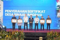 Desa Sipaku Area Resmi Sandang Status Desa Binaan Imigrasi. (Foto:Ist) 
