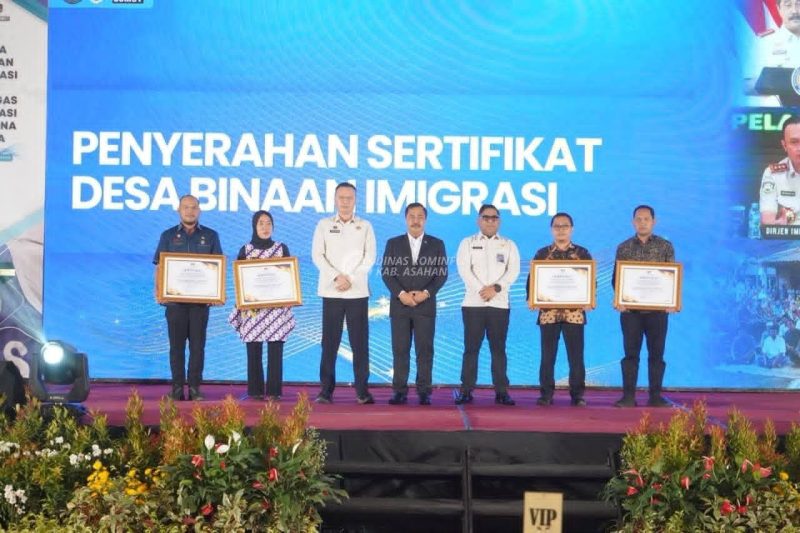 Desa Sipaku Area Resmi Sandang Status Desa Binaan Imigrasi. (Foto:Ist) 